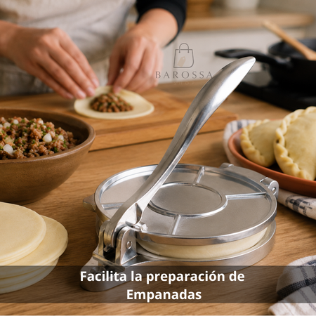 Prensa de masa empanadas 21 cm.