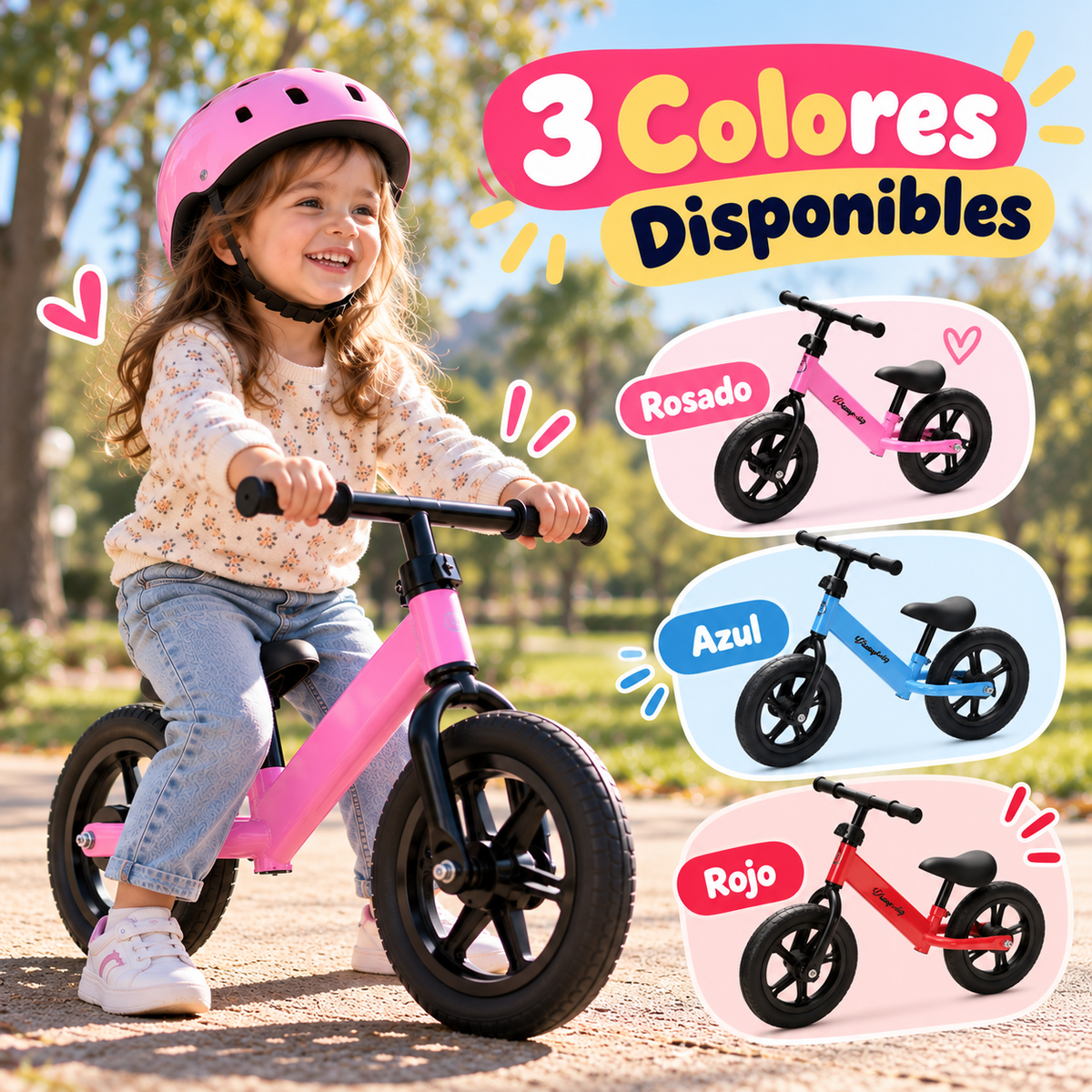 Bicicleta sin pedales