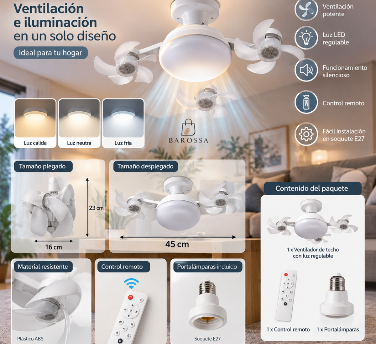 VENTILADOR DRON 2 EN 1
