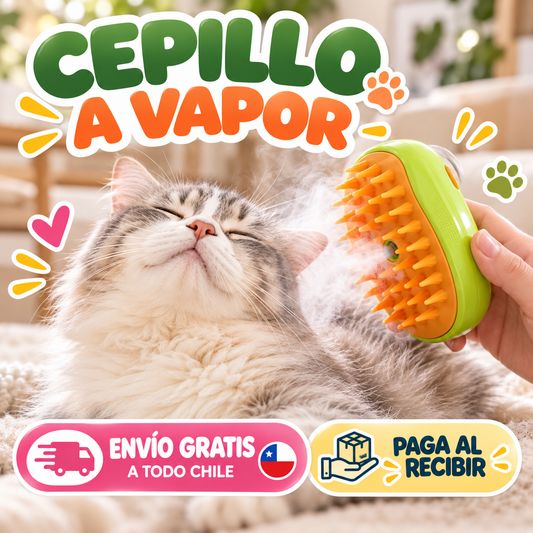 Cepillo a Vapor para Mascota con mango