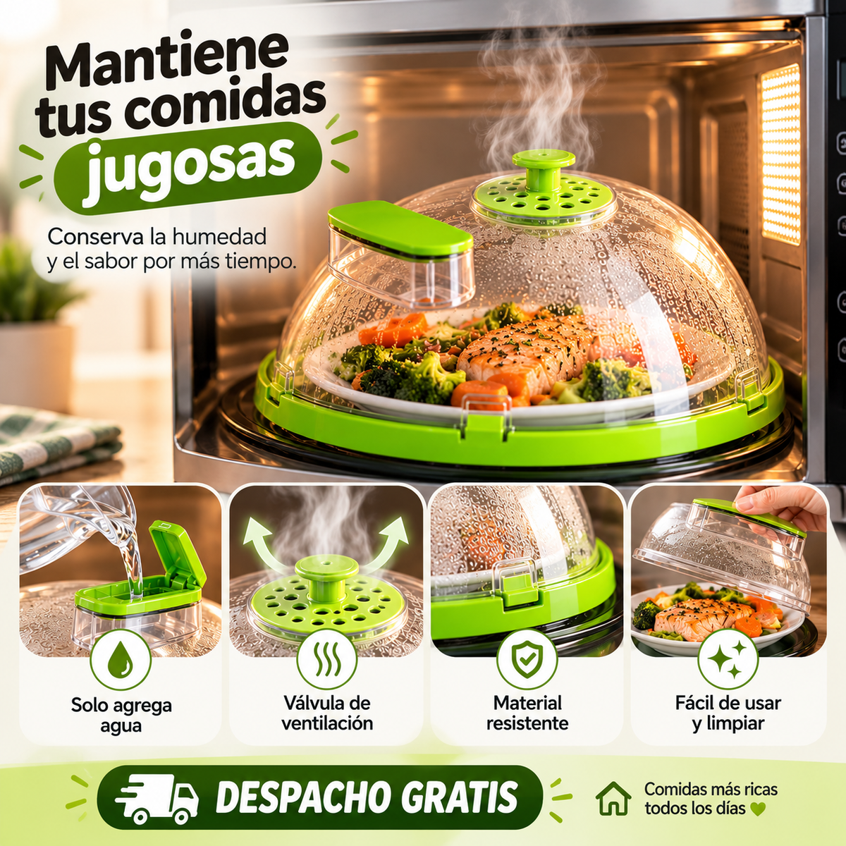 Tapa para Microondas