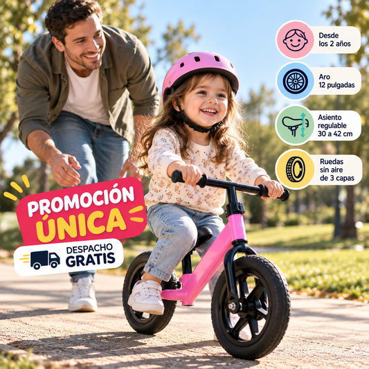 Bicicleta sin pedales