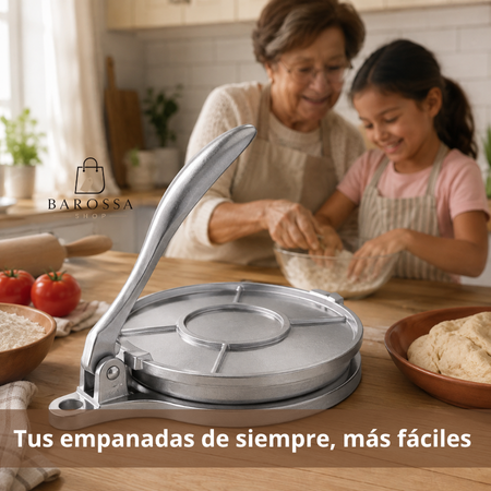 Prensa de masa empanadas 21 cm.