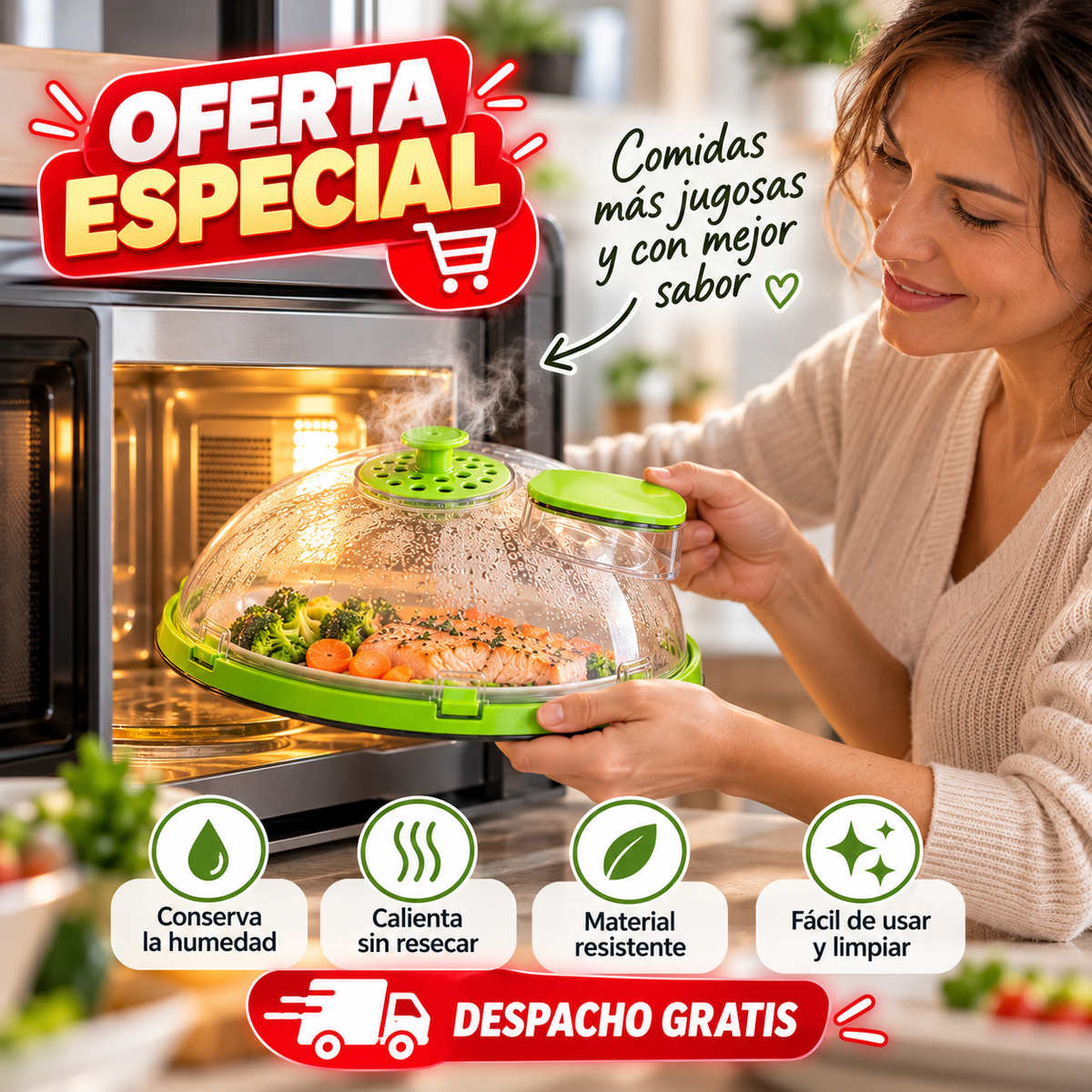 Tapa para Microondas