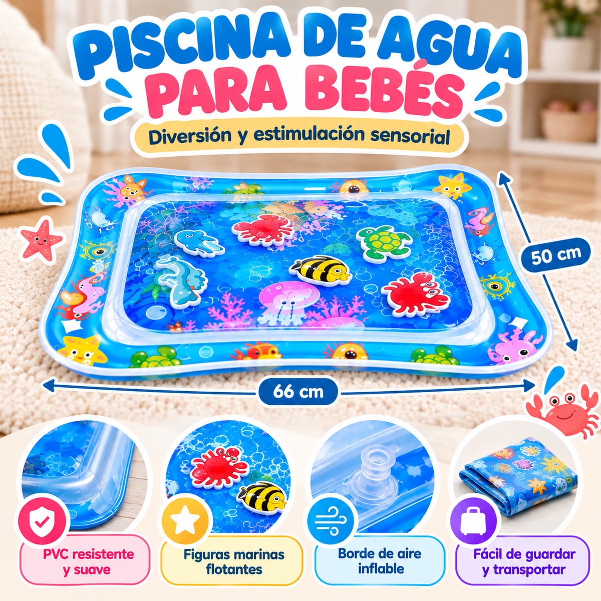 Piscina sensorial para bebés