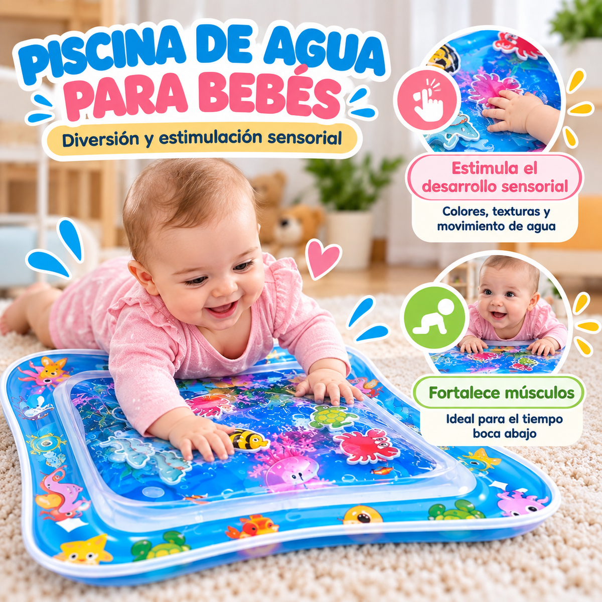 Piscina sensorial para bebés