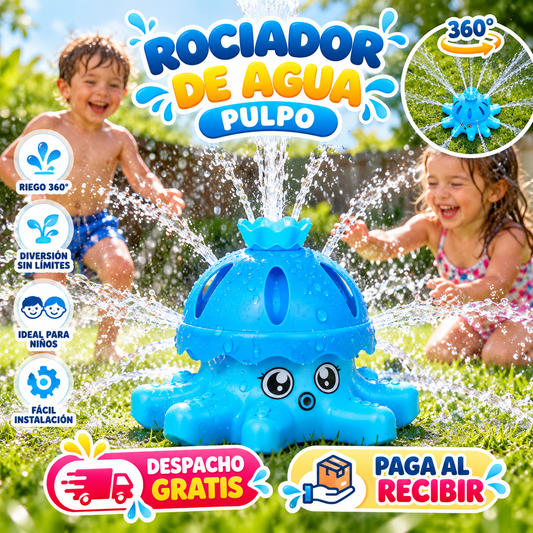 Rociador De Agua Pulpo
